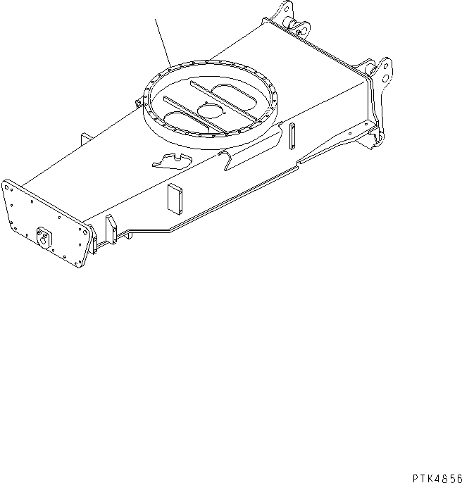 FRAME,CHASSIS 20G-47-K2503 KOMATSU