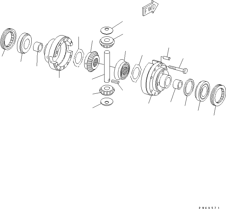 HOUSING,DIFFERENTIAL 20G-23-K5320 KOMATSU