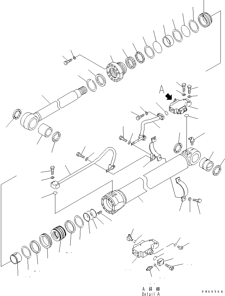 Трубка 20G-63-K7011 KOMATSU