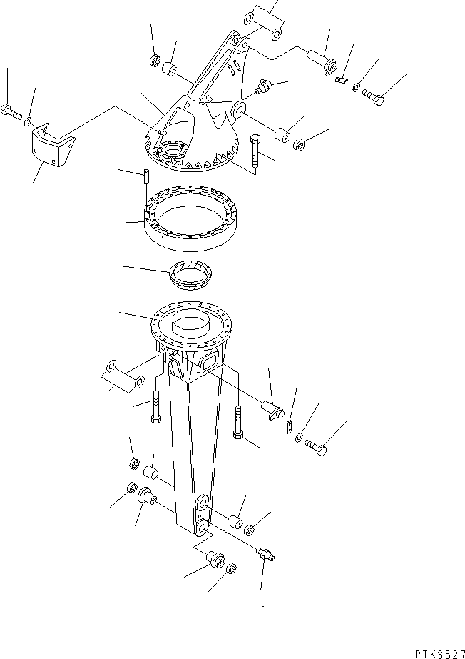 ARM ASS'Y,LOWER 20G-966-K141 KOMATSU