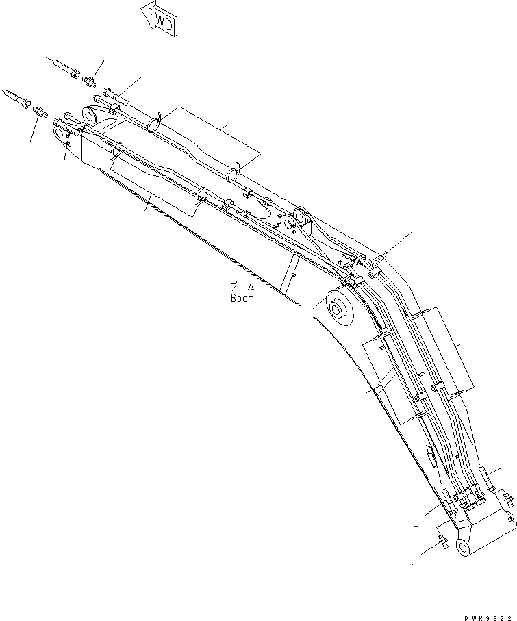 Шланг 20G-62-K8371 KOMATSU