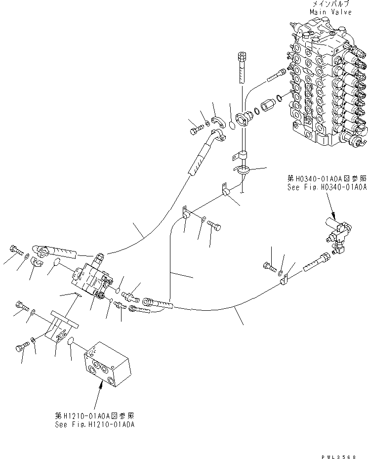 Шланг 20G-62-K5841 KOMATSU