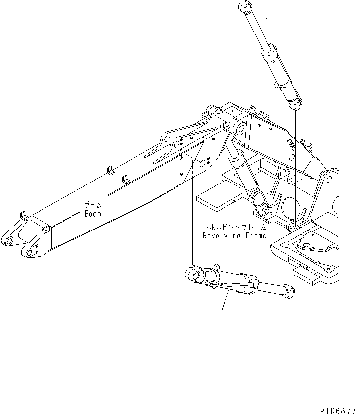 CYLINDER ASS'Y,L.H. BOOM (\8\20G-63-K2300) KOMATSU