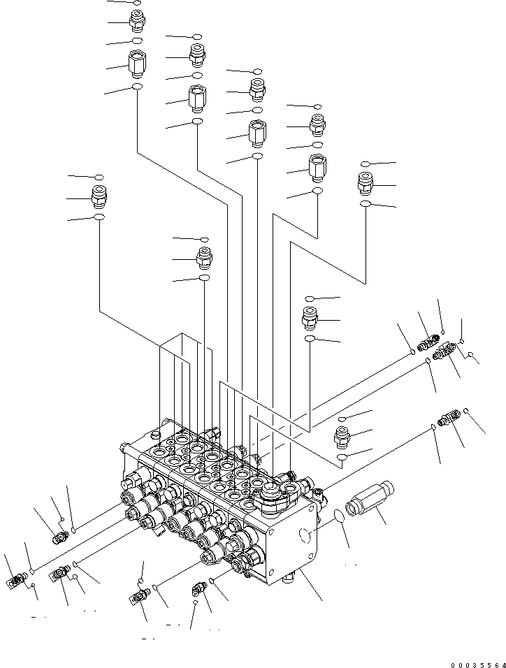 Клапан в сборе (723-57-17400) KOMATSU