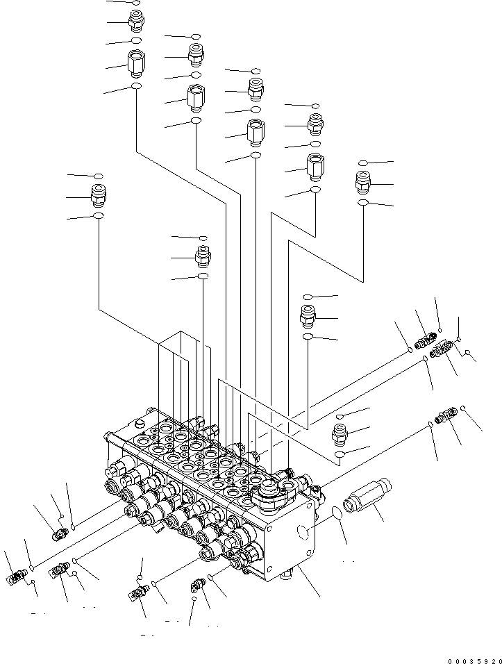 Клапан в сборе (723-58-17401) KOMATSU