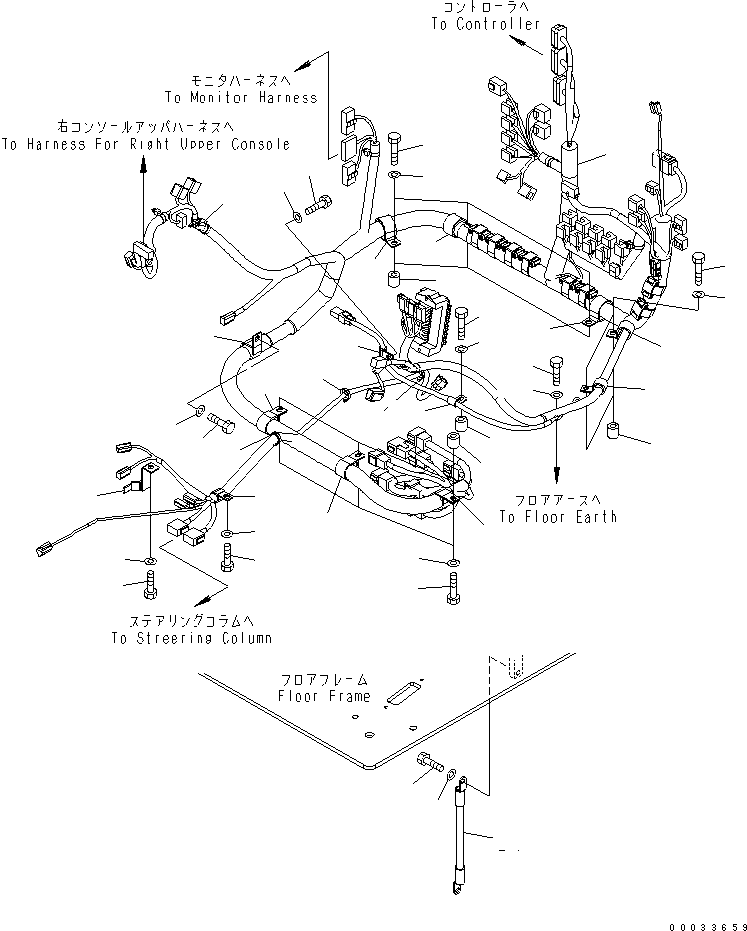 Жгут проводов 20J-06-11151 KOMATSU