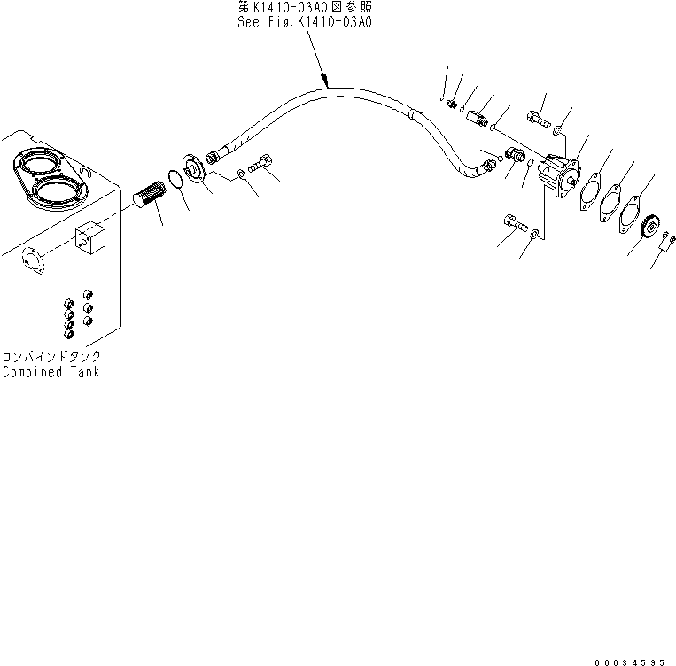 PUMP ASSEMBLY (ITALIAN SPEC) 20K-60-33150 KOMATSU