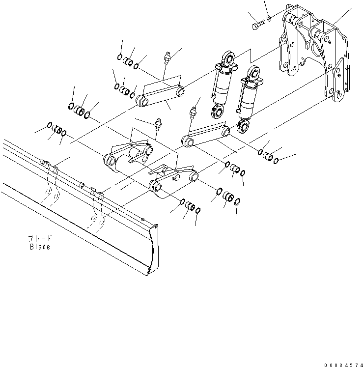 LINK ASSEMBLY,LOWER 20J-910-1311 KOMATSU