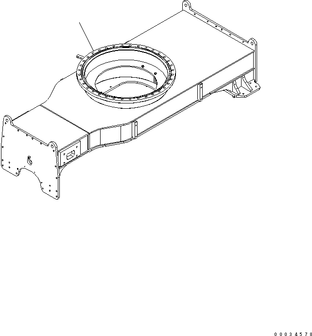 FRAME,CHASSIS 20J-47-11001 KOMATSU