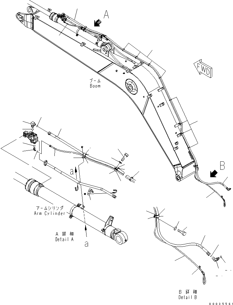 Шланг 02762-00665 KOMATSU