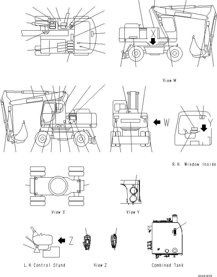 PLATE KIT 20J-00-11010 KOMATSU