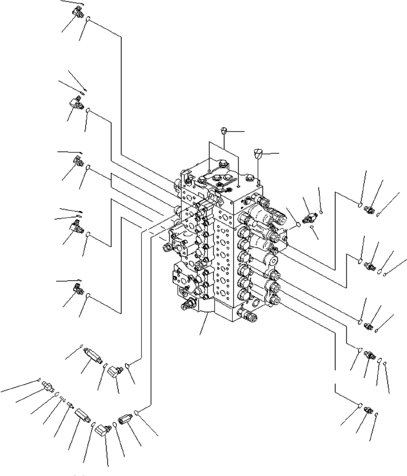 MAIN VALVE ASSEMBLY 723-47-20800 KOMATSU
