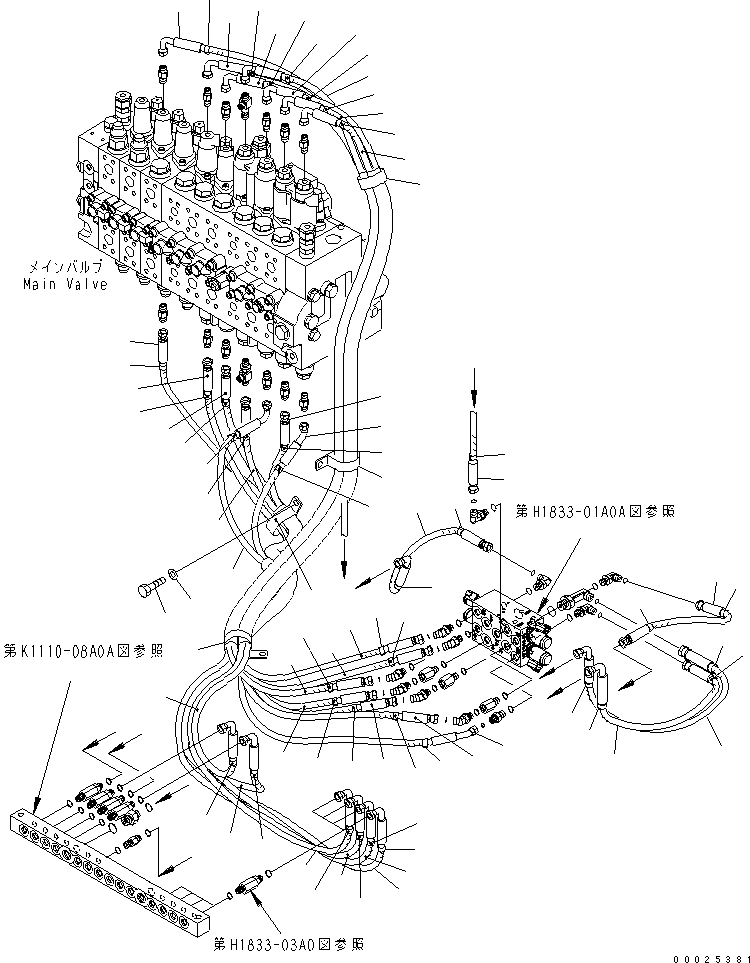 Шланг в сборе 20K-62-37560 KOMATSU