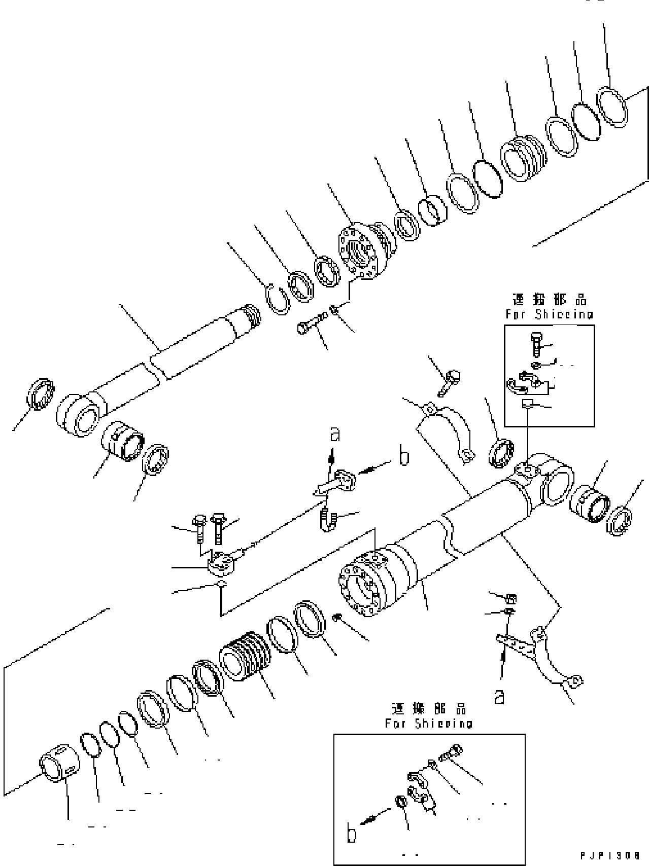 CYLINDER GROUP(L.H) 707-01-XY520 KOMATSU