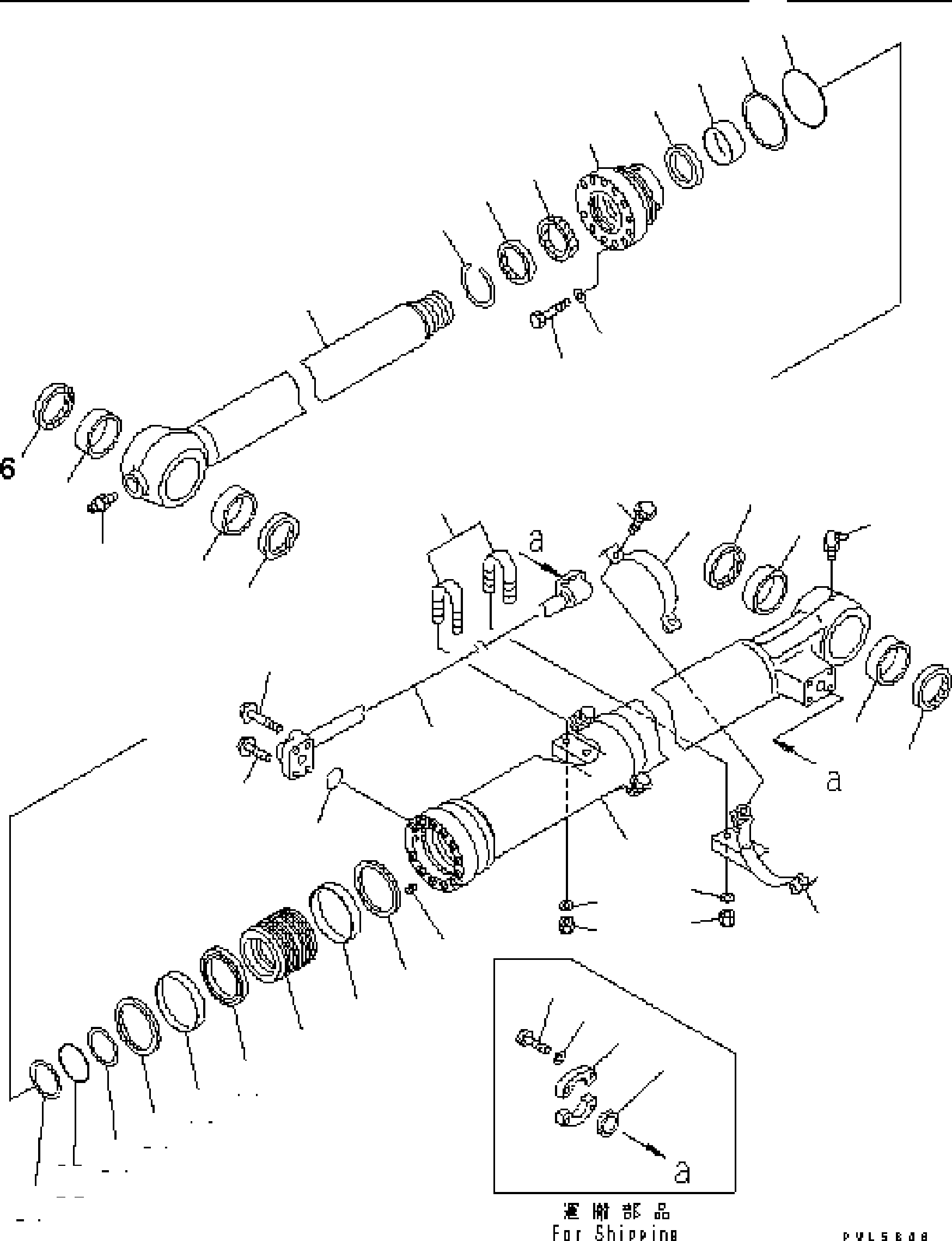 Группа цилиндра 707-01-XY451 KOMATSU