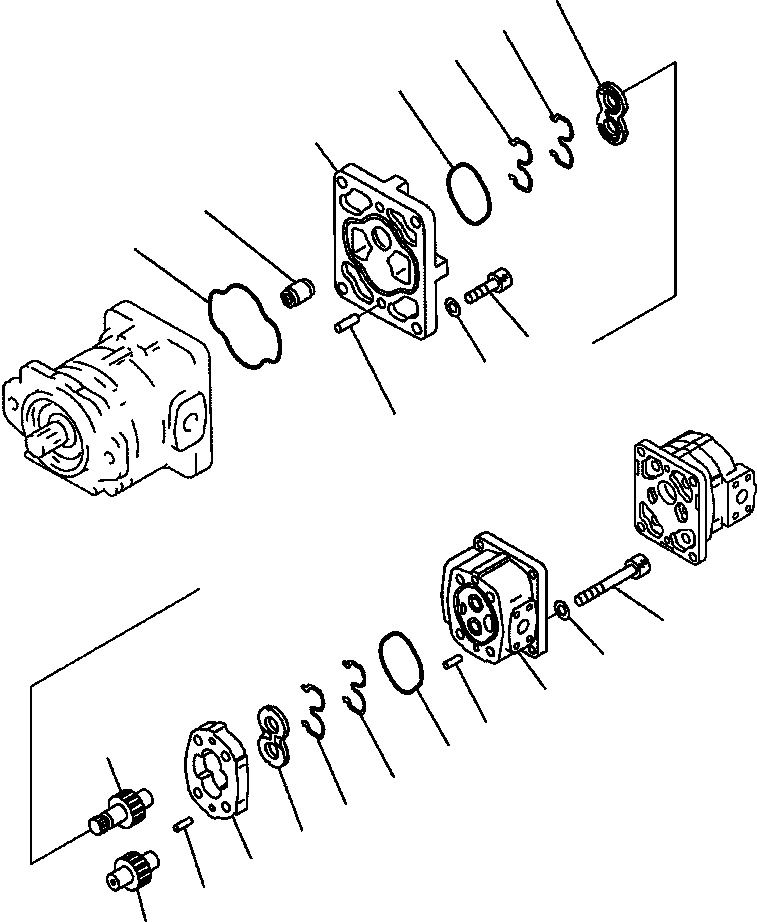 PUMP ASS'Y,(SAR80) 705-17-38340 KOMATSU