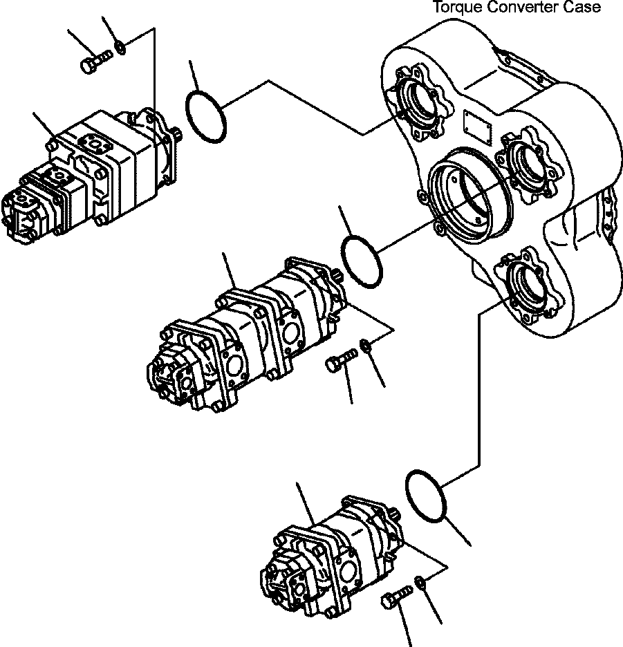 PUMP ASS'Y,(SAR80+12+8) 705-56-33050 KOMATSU