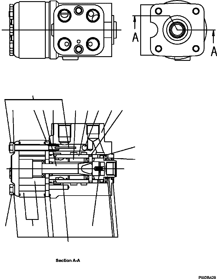 VALVE ASS'Y,STEERING 56B-40-13500 KOMATSU