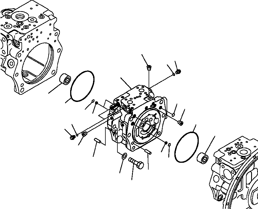 CAP ASSEMBLY, END 708-2G-04132 KOMATSU