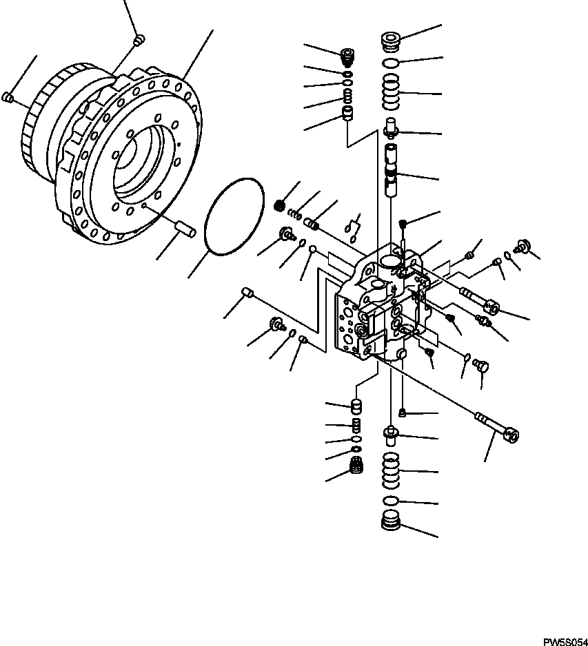 CASE ASSEMBLY, L.H. 708-8H-04780 KOMATSU