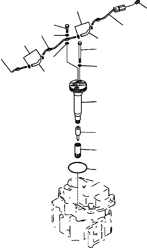 NOZZLE HOLDER ASS'Y 6151-12-3200 KOMATSU