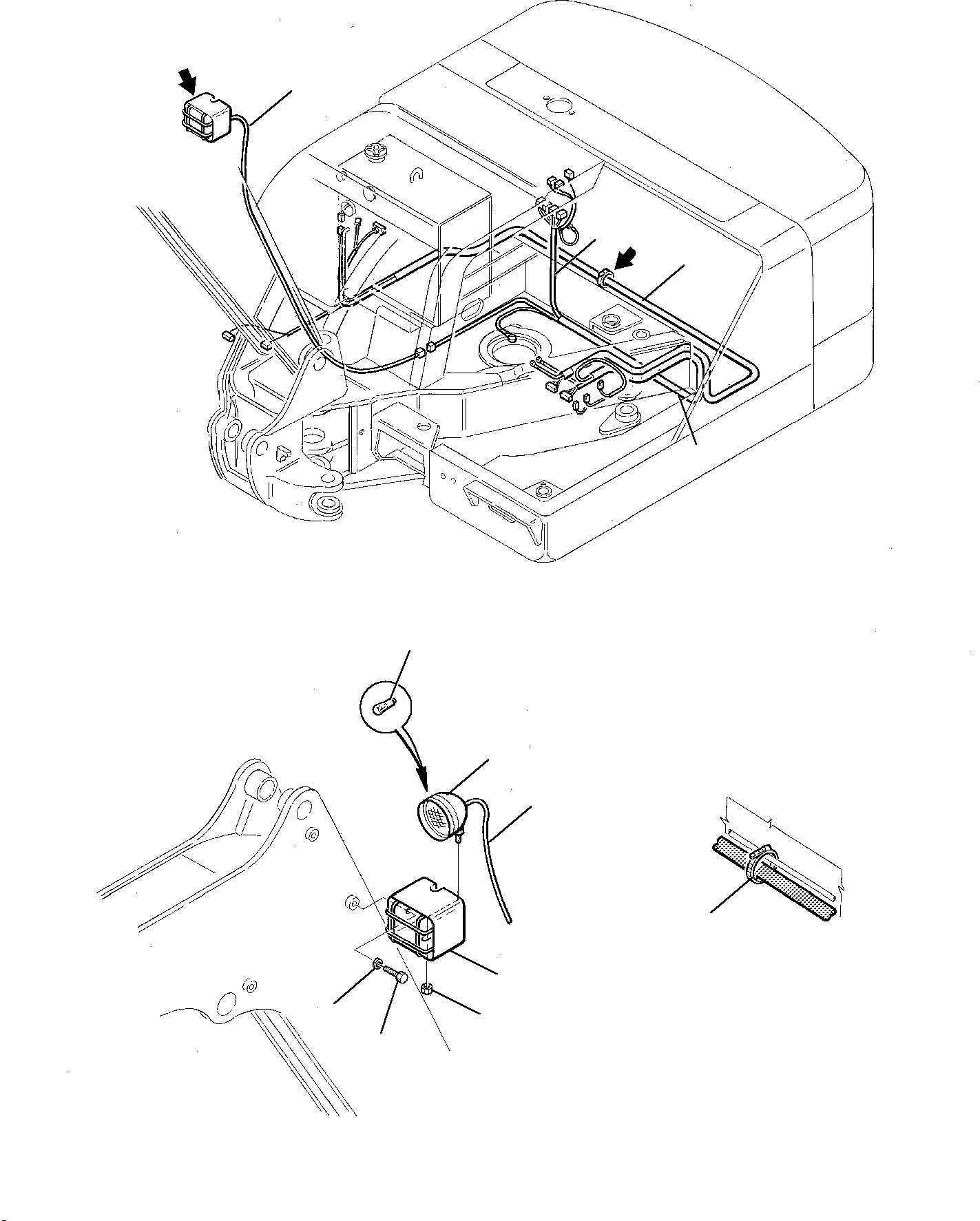 WIRING HARNESS, R.H. 22E-06-11480 KOMATSU