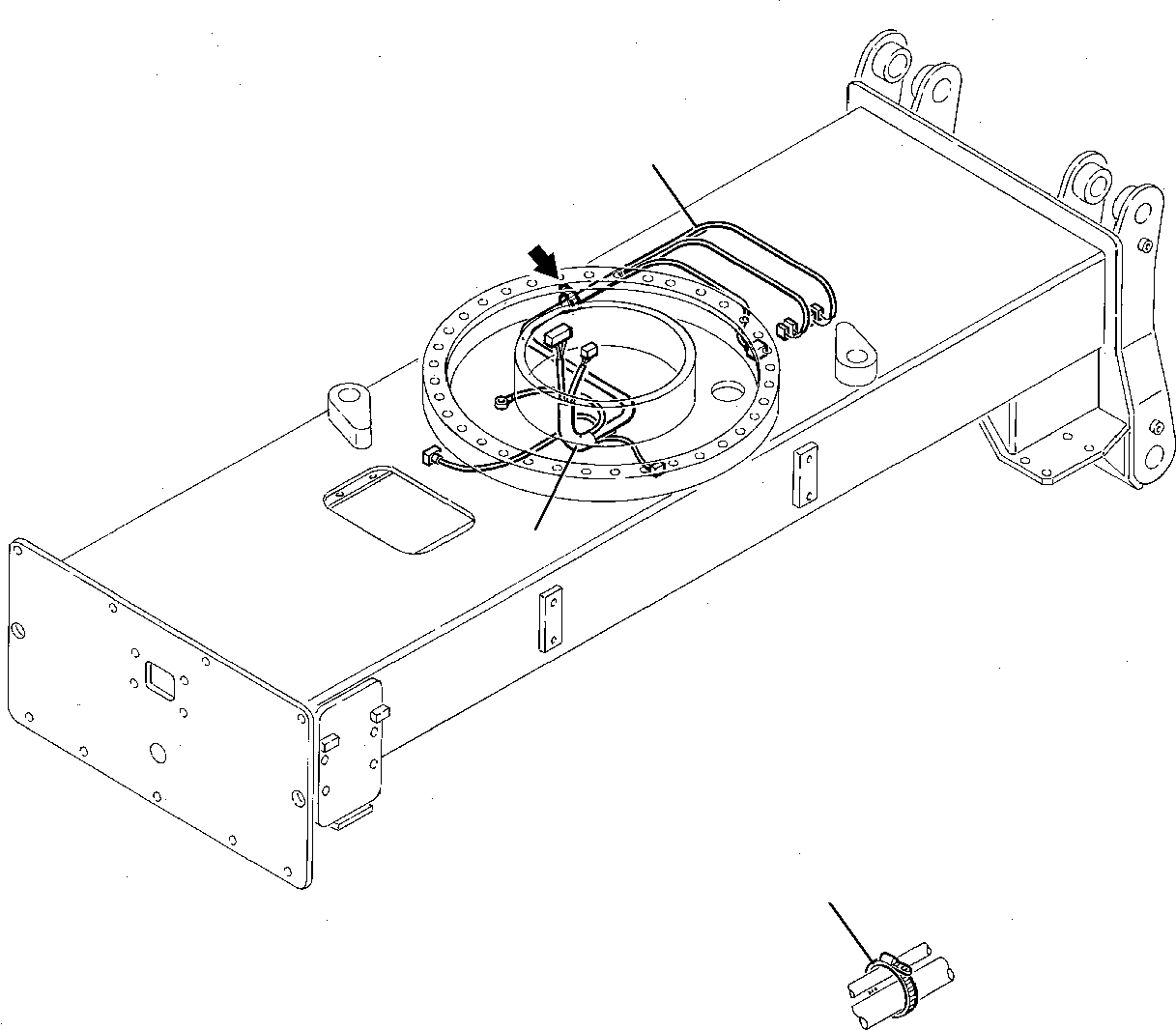 WIRING HARNESS UNDERCARRIAGE LINE 22E-06-11240 KOMATSU