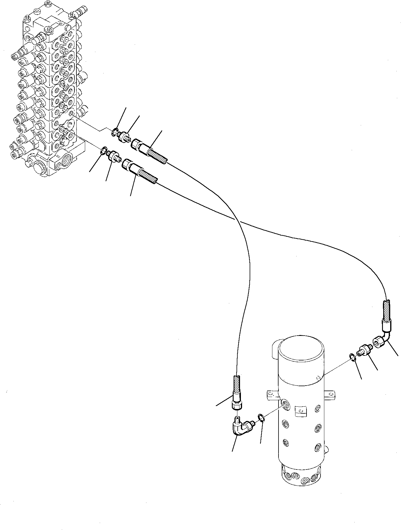 Соединительный штуцер 22E-62-12540 KOMATSU