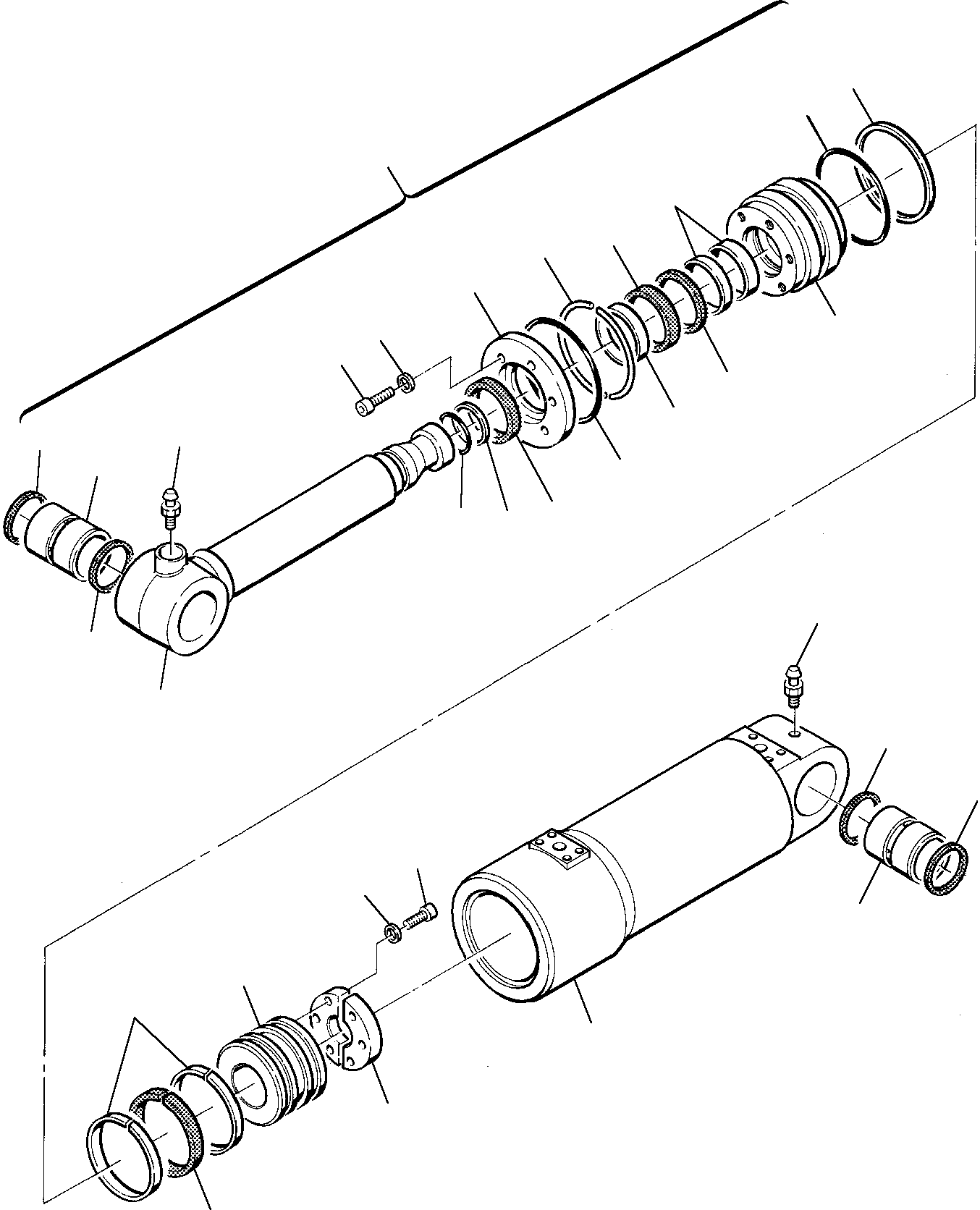 CYLINDER, ASSY. 22E-61-11500 KOMATSU