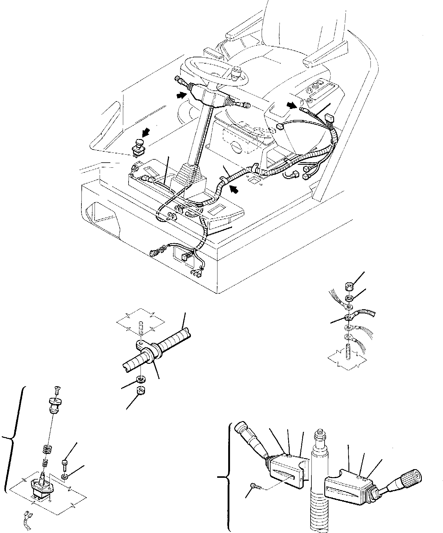 WIRING HARNESS, ASSY. 21D-06-12312 KOMATSU