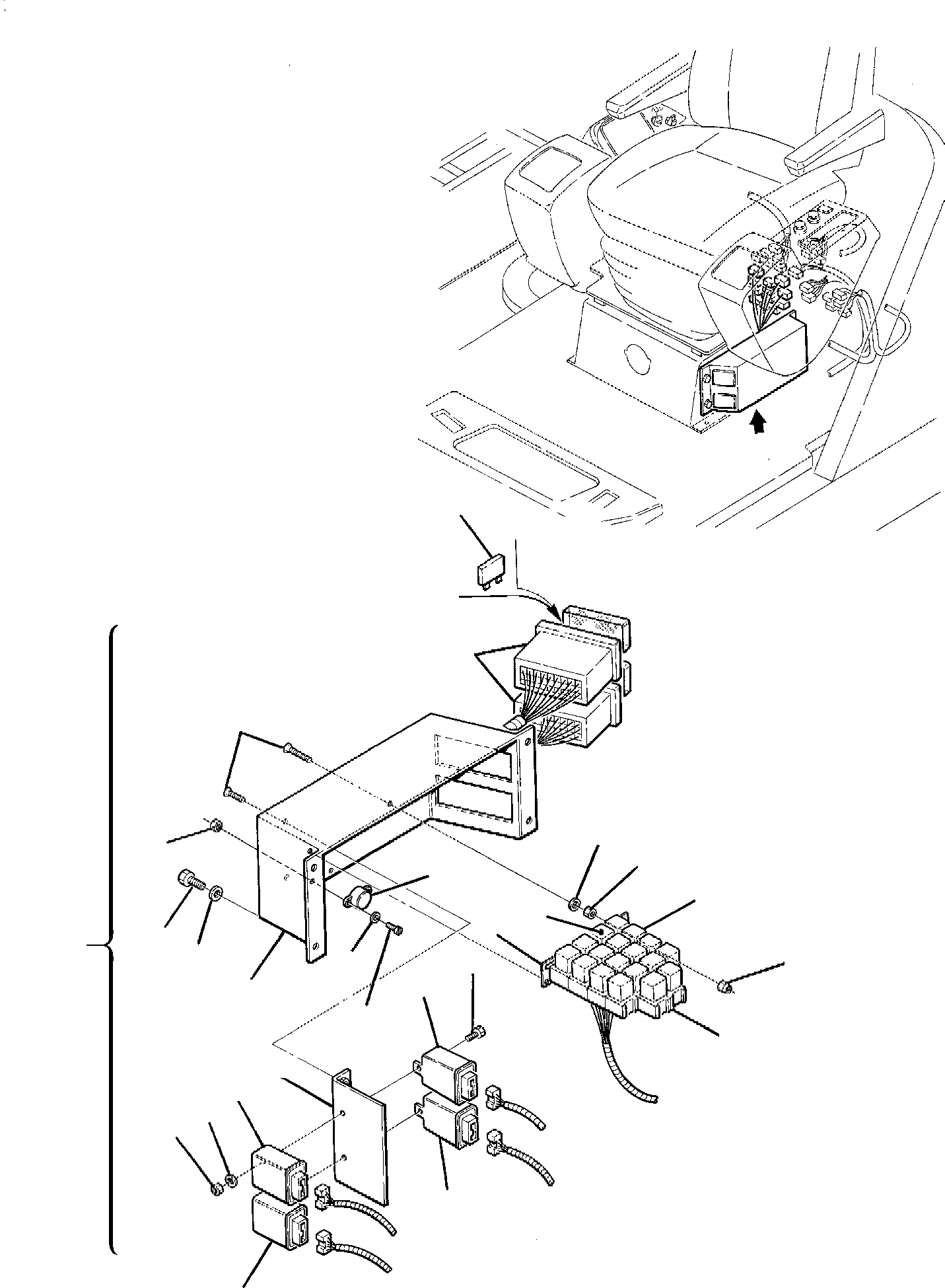 BOX, ASSY. 21D-06-11672 KOMATSU