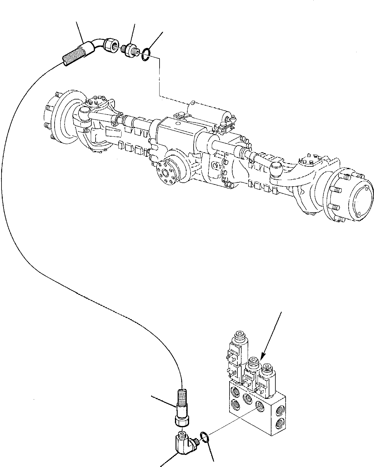 Шланг 21D-09-97410 KOMATSU