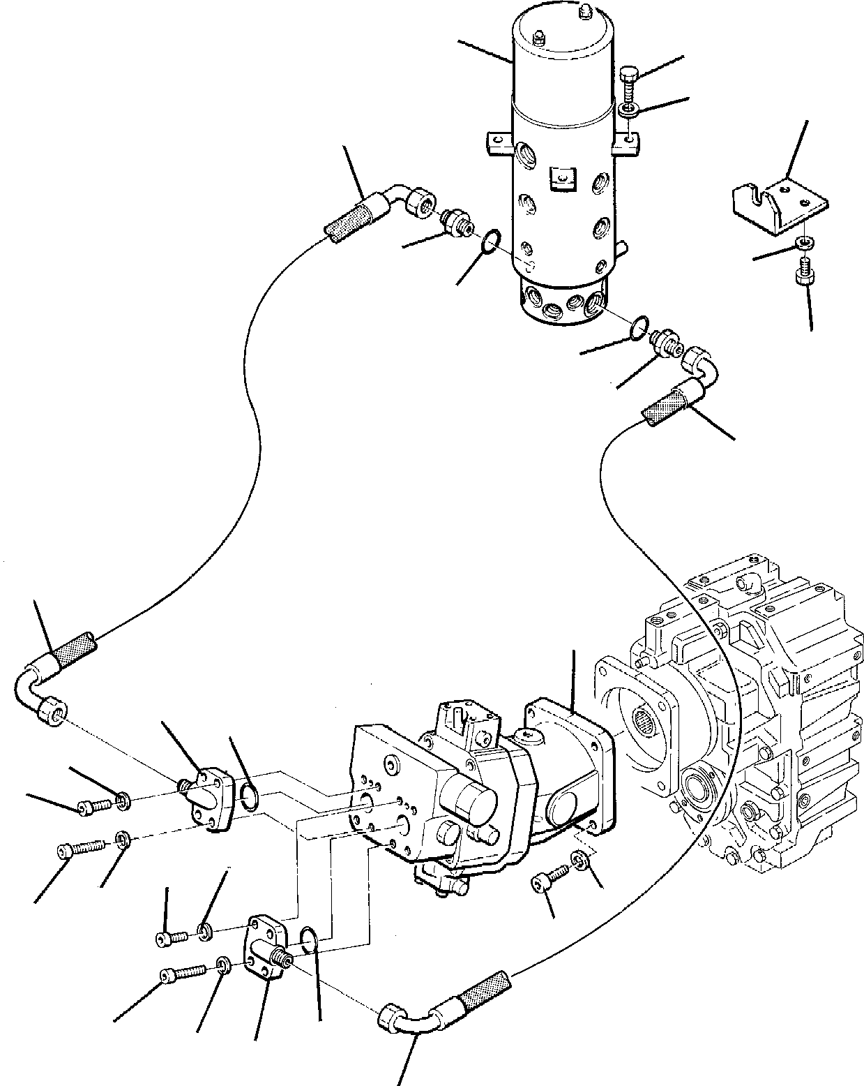 TRAVEL MOTOR, ASSY. (21D-60-15100) KOMATSU