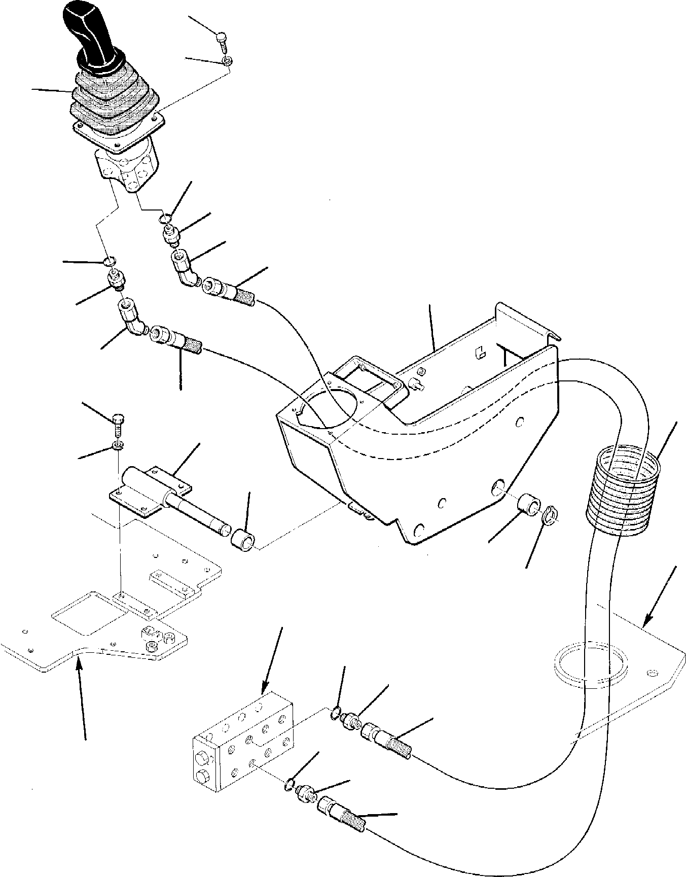 PPC VALVE, L.H., ASSY. (21D-60-13800) KOMATSU