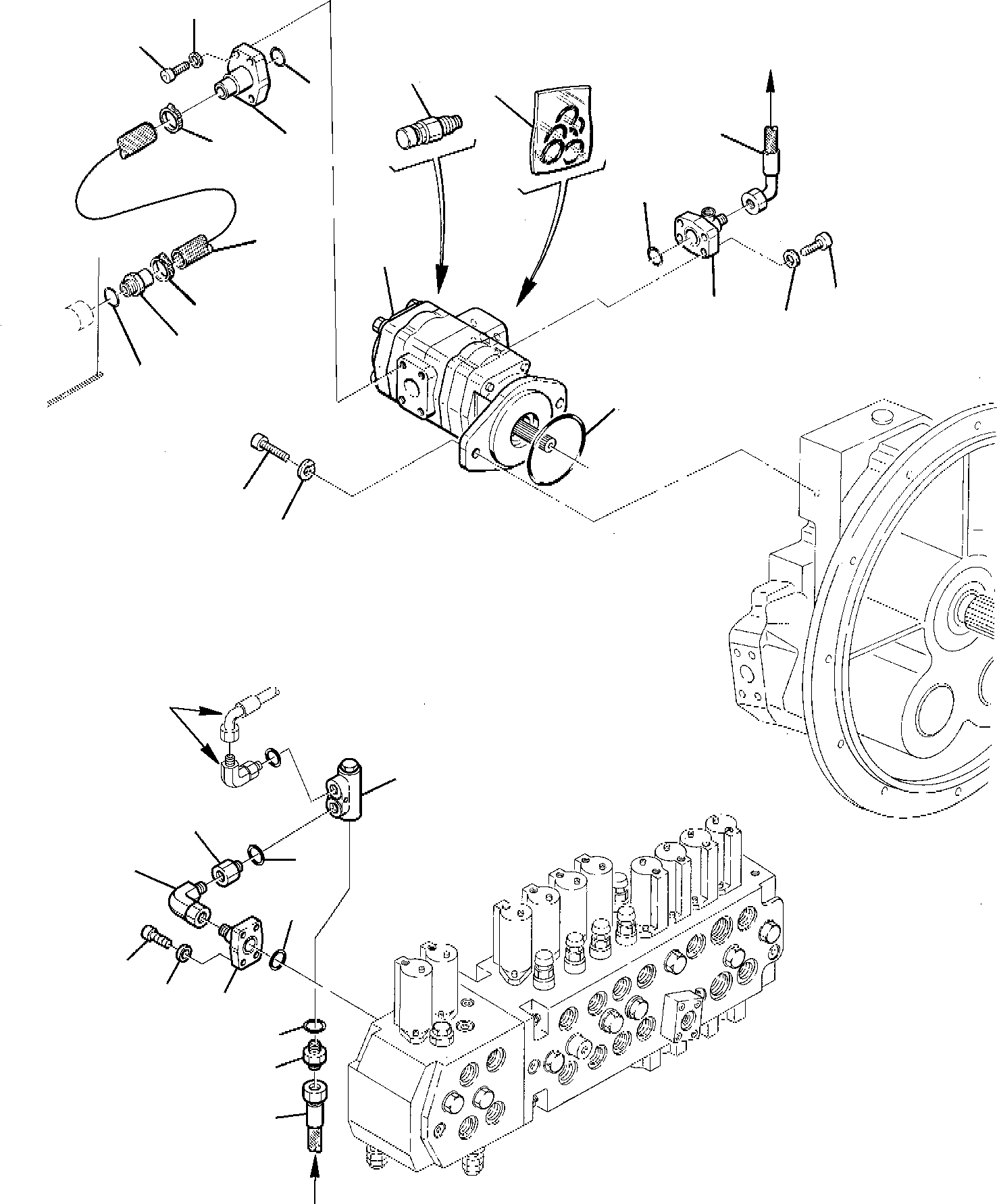Соединительный штуцер 21D-09-53660 KOMATSU