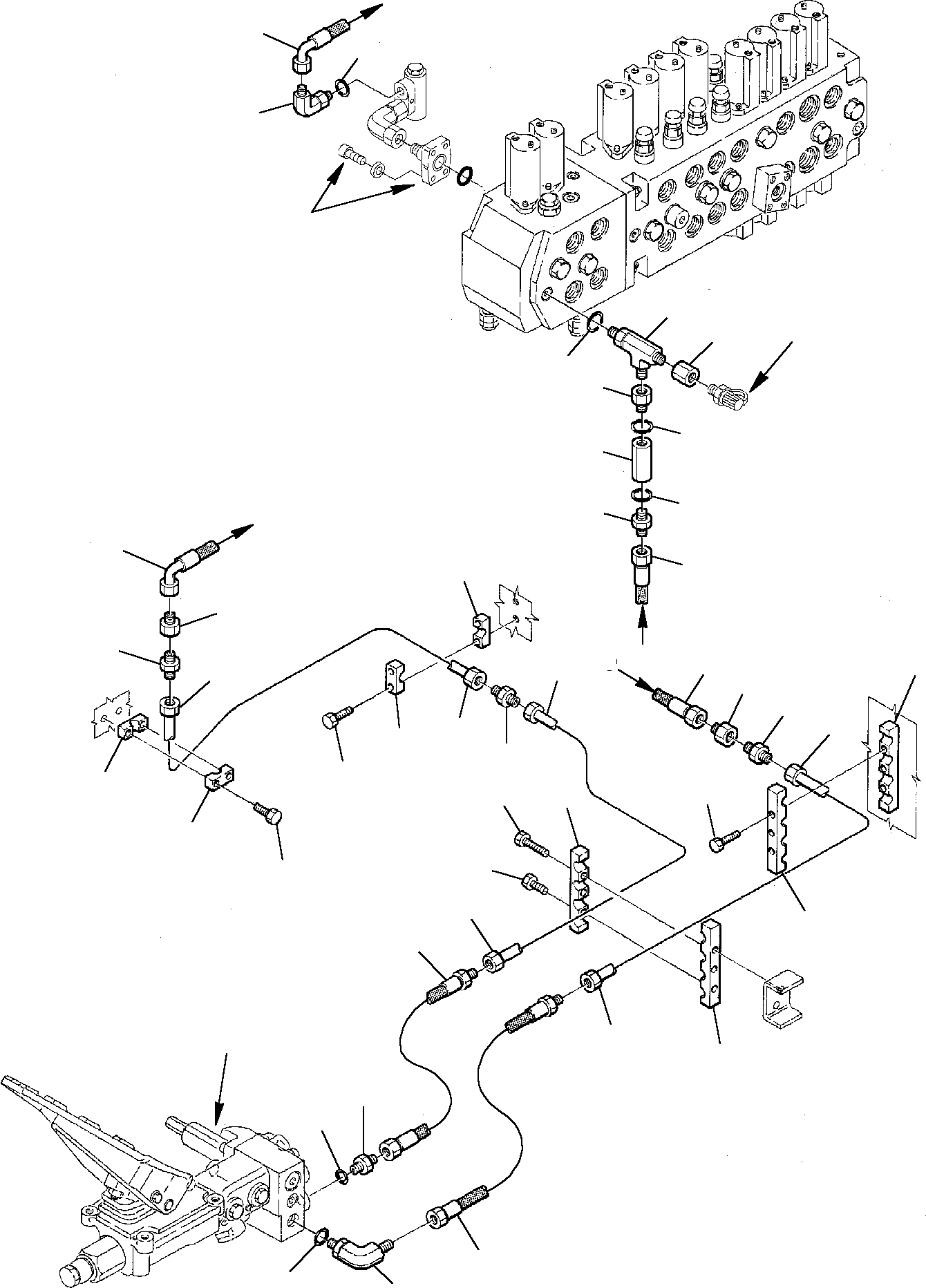 Шланг 21D-09-95680 KOMATSU
