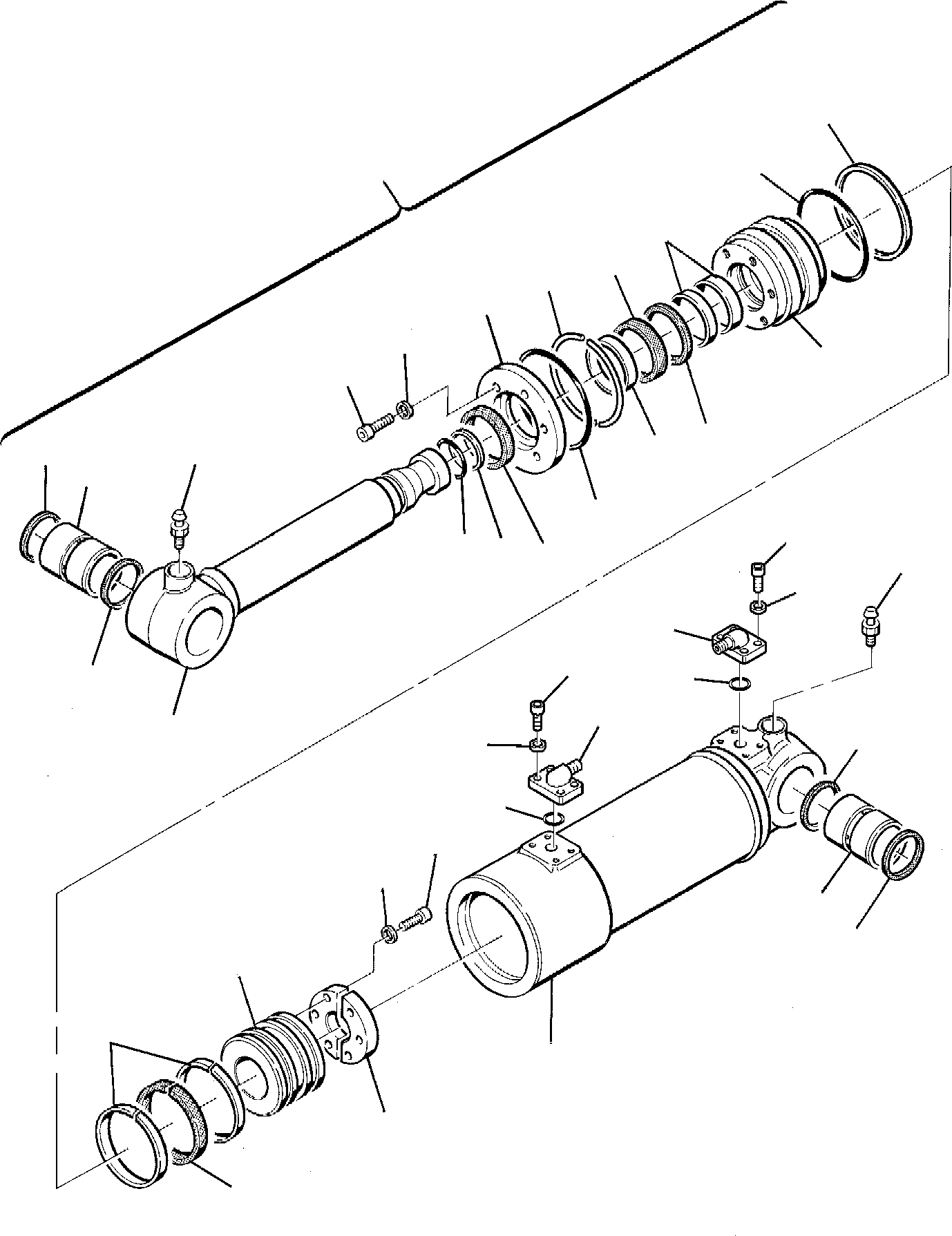 CYLINDER, ASSY. 21D-61-17100 KOMATSU
