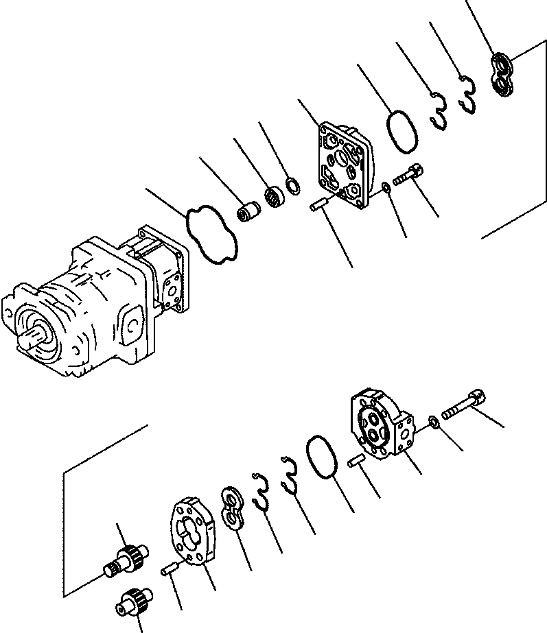 PUMP ASS'Y,(SAR8) 705-12-20640 KOMATSU