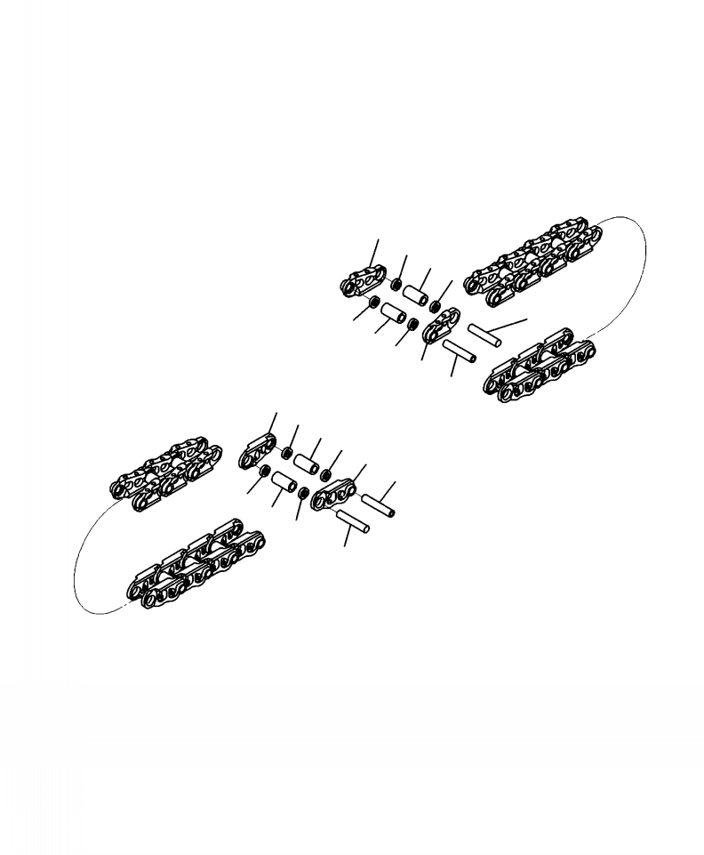 TRACK LINK ASSEMBLY 208-32-00540 KOMATSU