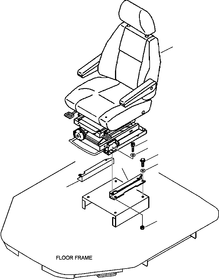 Кронштейн лев. 423-962-2111 KOMATSU