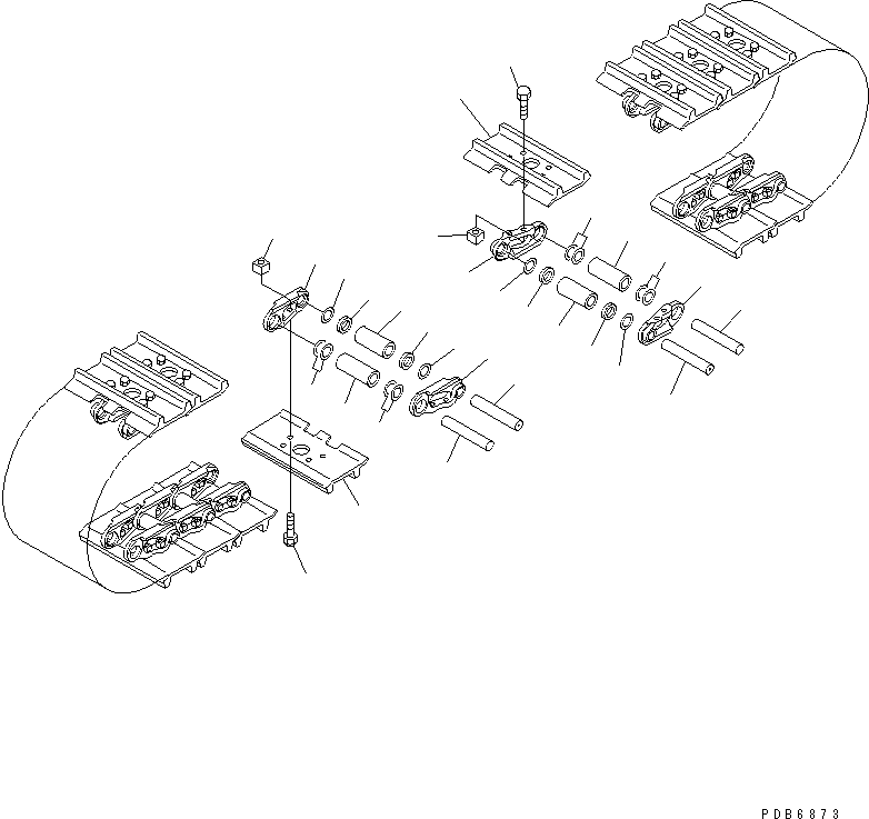Башмак гусеницы в сборе 209-32-K2161 KOMATSU