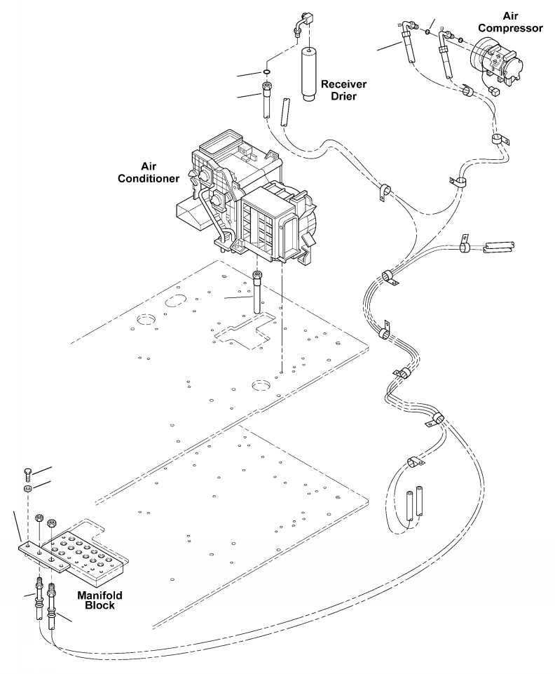 HOSE, EVAPORATOR RECEIVER 207-979-A631 KOMATSU