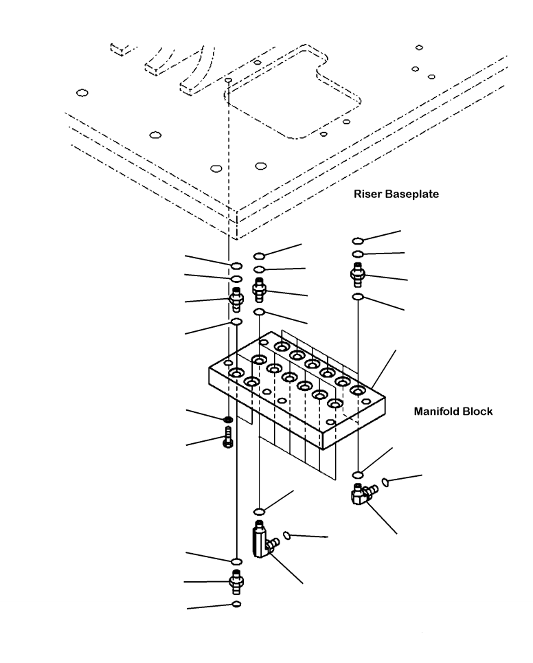 BLOCK, MANIFOLD 207-62-A1350 KOMATSU
