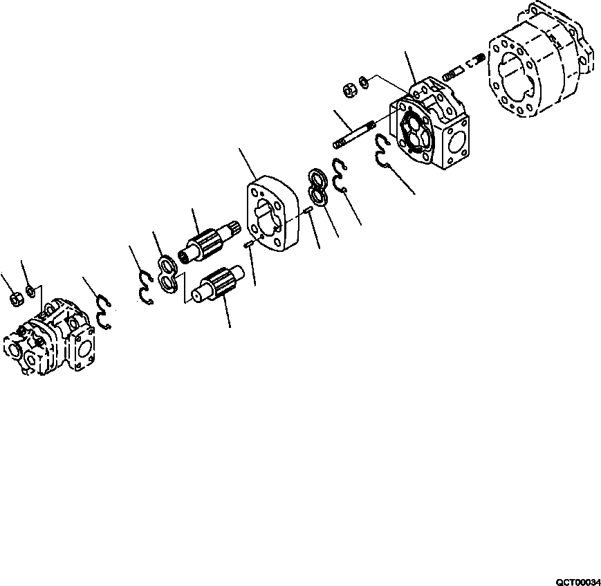 Шестерня ведущая 705-92-28720 KOMATSU