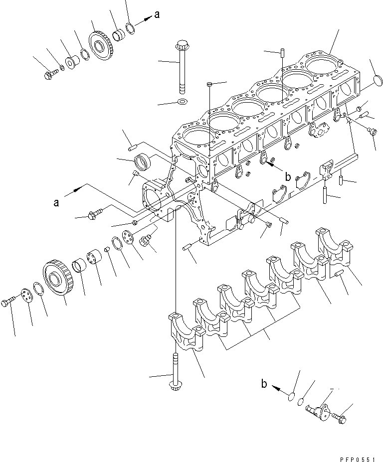 CAP,MAIN METAL¤ NO.7 CU205075 KOMATSU