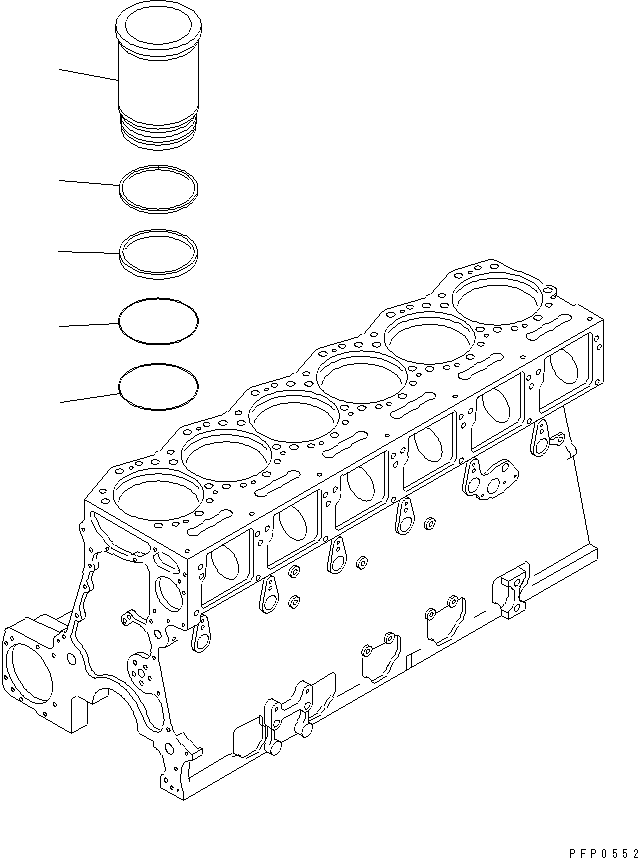 Уплотнительное кольцо круглого сечения CU3014668 KOMATSU