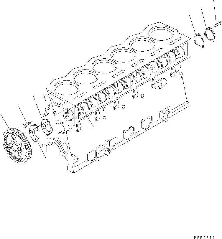 COVER,CAMSHAFT CU3081620 KOMATSU