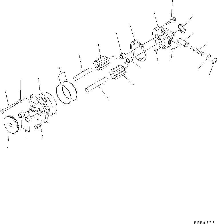 палец CU107948 KOMATSU
