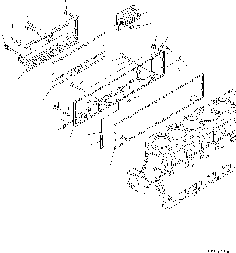 пробка CU206256 KOMATSU