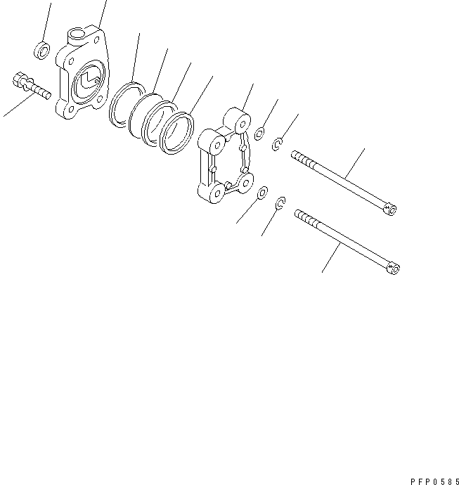 уплотнительное кольцо круглого сечения CU100099 KOMATSU